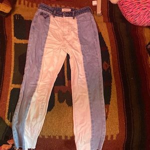 Pac-sun two toned mom jeans
